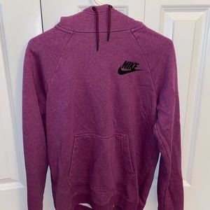 Purple NIKE hoodie sweatshirt size S